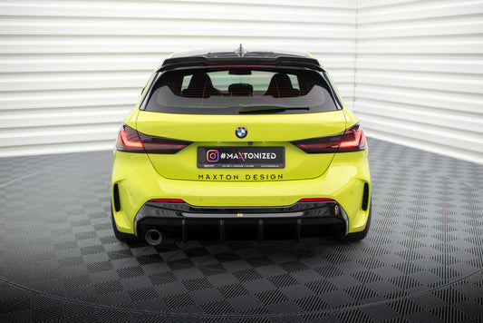 Diffusor Heck Ansatz V.3 für BMW 1er M-Paket / 128ti F40 (Ausführung mit einseitigem Doppelauspuffendrohr)