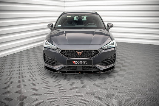 Front Ansatz V.3 für Cupra Leon Mk1 schwarz Hochglanz