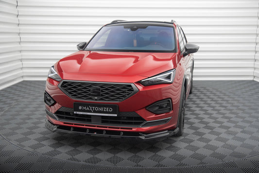 Front Ansatz V.2 für Seat Tarraco FR Mk1 schwarz Hochglanz