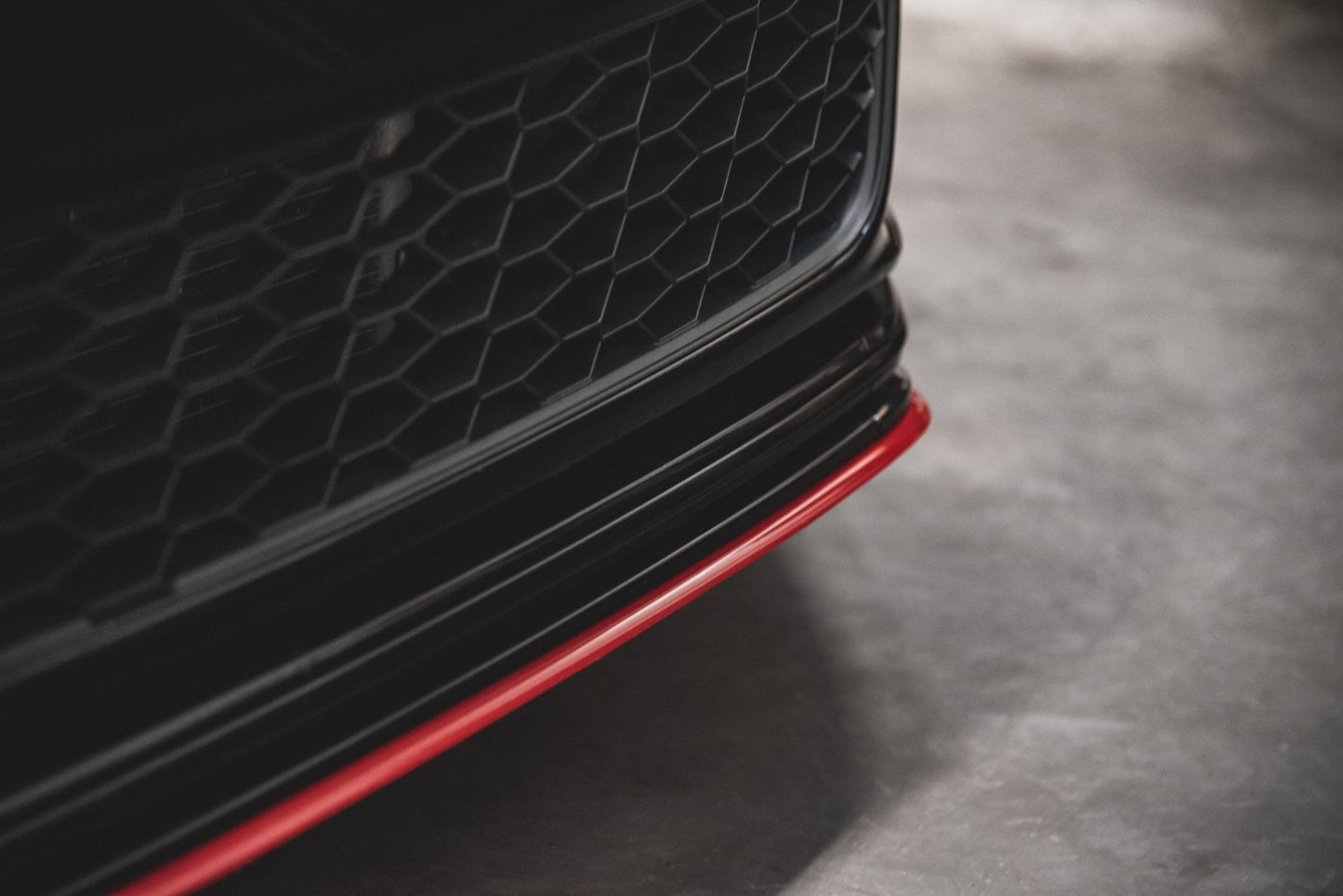 Front Ansatz für VW Golf 7 GTI TCR  schwarz Hochglanz