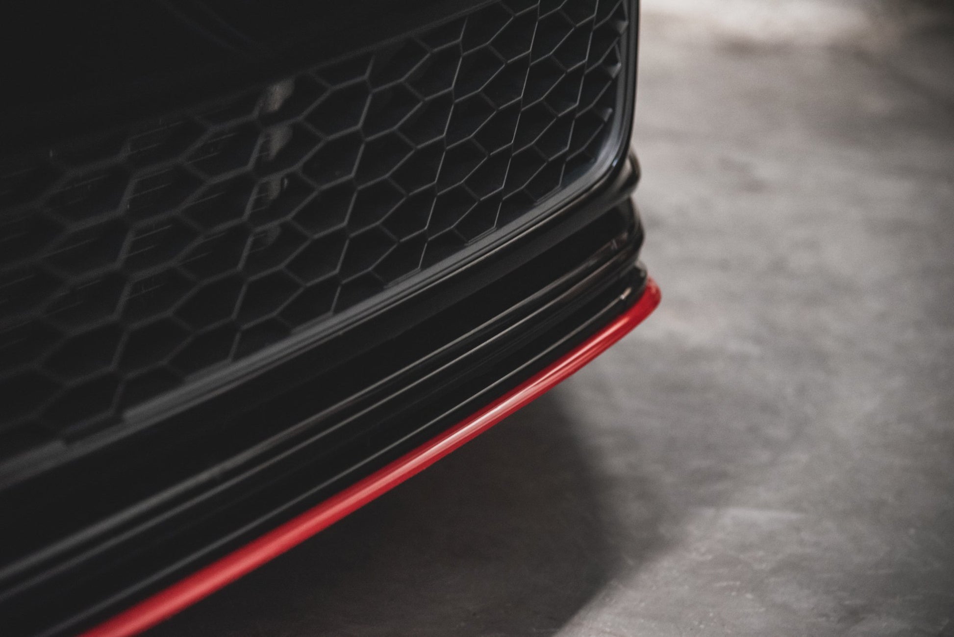 Front Ansatz für VW Golf 7 GTI TCR  schwarz Hochglanz