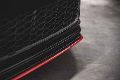 Front Ansatz für VW Golf 7 GTI TCR  schwarz Hochglanz