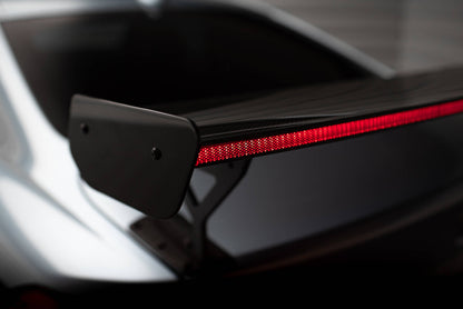 Carbon Spoiler With External Brackets Uprights + LED BMW 4er F32 / 4 F32 M-Paket Coupe