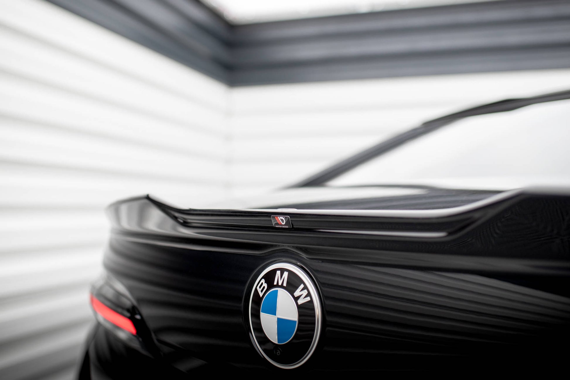 Spoiler CAP 3D für BMW 7 G70 schwarz Hochglanz
