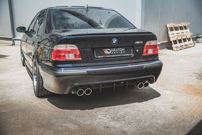 Diffusor Heck Ansatz für BMW M5  / 5 M-Paket E39 schwarz Hochglanz