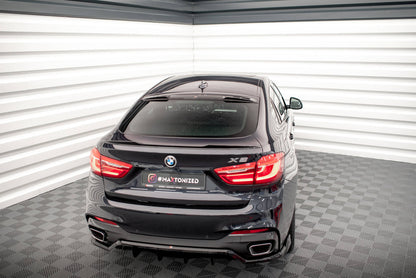 Heckscheiben Spoiler für BMW X6 M-Paket F16 Carbon Look
