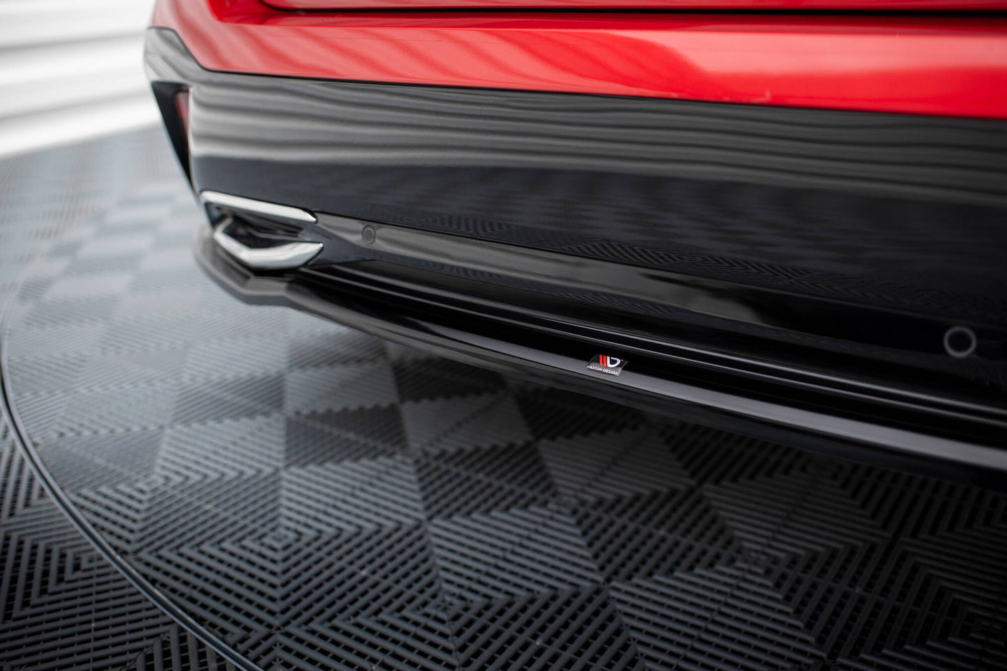 Heckansatz Peugeot 308 Mk3 schwarz Hochglanz