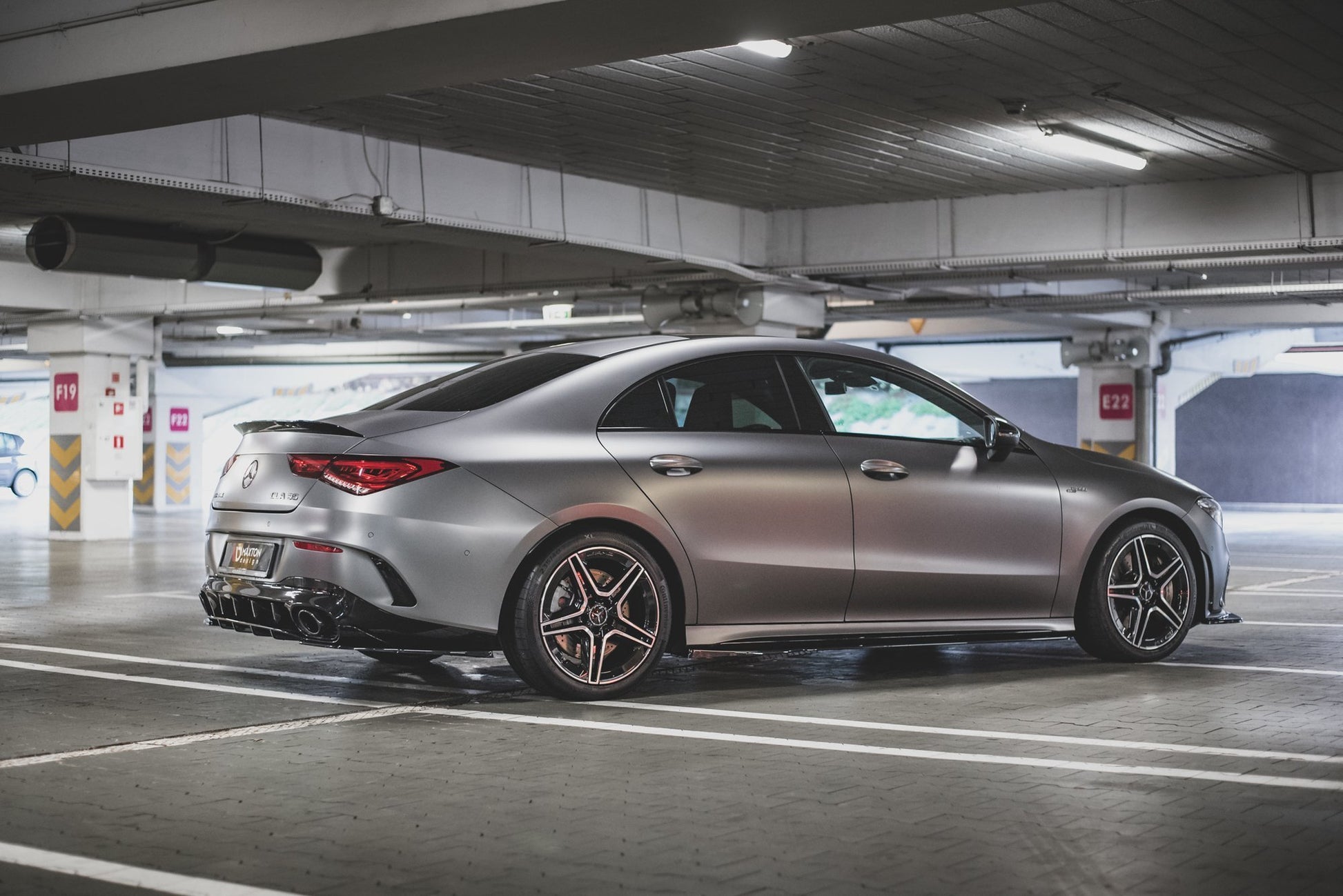 Seitenschweller Ansatz für Mercedes-AMG CLA 35 / 45 C118 schwarz Hochglanz