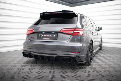 Diffusor Heck Ansatz für Audi S3 Sportback 8V Facelift