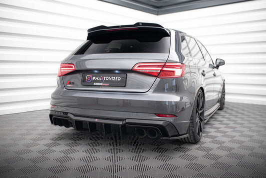 Diffusor Heck Ansatz für Audi S3 Sportback 8V Facelift
