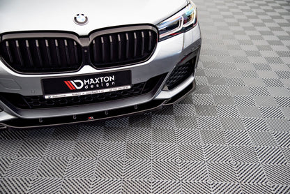 Front Ansatz V.2 für BMW 5er M-Paket / M550i / M550d G30 Facelift  schwarz Hochglanz