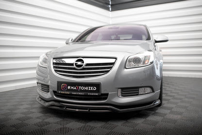 Front Ansatz für Opel Insignia OPC-Line Mk1 schwarz Hochglanz