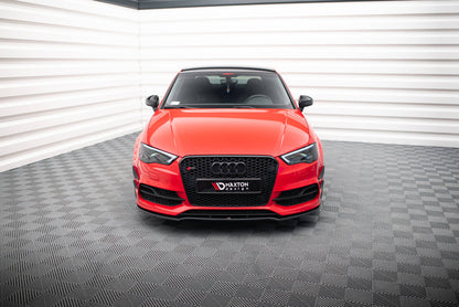 Stoßstangen Flaps Wings vorne Canards für Audi S3 / A3 S-Line 8V Limousine / Cabrio