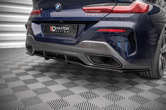 Mittlerer Cup Diffusor DTM Look Heck Ansatz für BMW 8 Gran Coupe M-Paket G16 schwarz Hochglanz