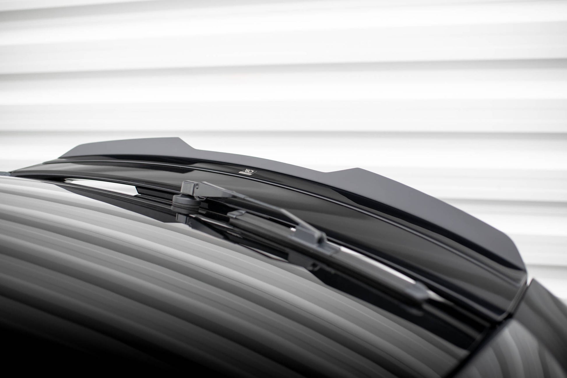 Niedriger Spoiler CAP für Honda Civic Sport Mk 10 schwarz Hochglanz