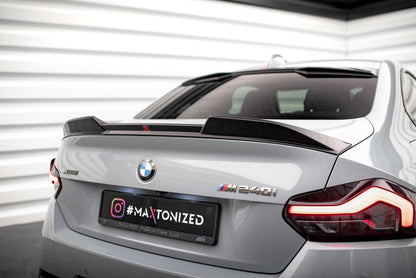 Spoiler CAP 3D für BMW 2 Coupe G42 / M2 G87 schwarz Hochglanz