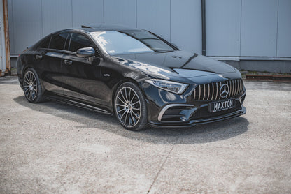 Front Ansatz V.1 für Mercedes-AMG CLS 53 C257 schwarz Hochglanz