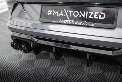 Diffusor Heck Ansatz V.3 für + Endrohre für Cupra Formentor VZ Mk1 / Mk1 Facelift