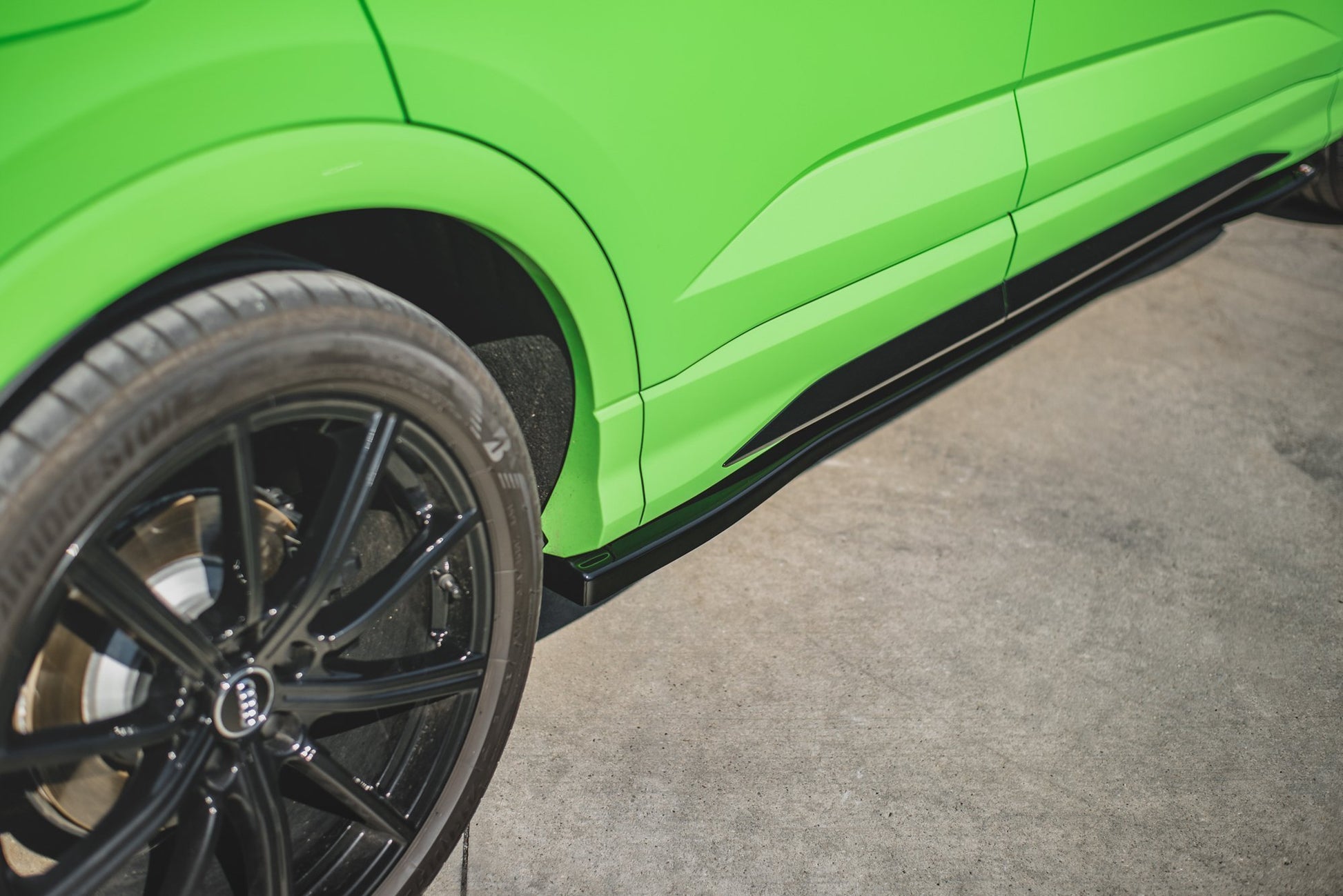 Seitenschweller Ansatz für Audi RSQ3 / Q3 S-Line F3 Carbon Look