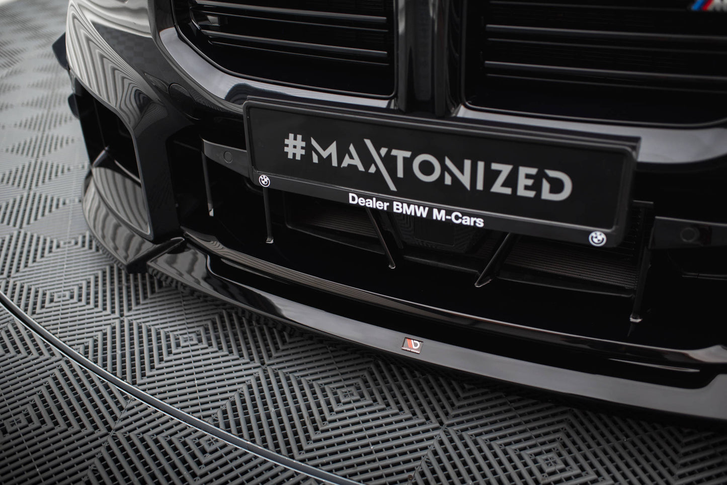 Front Ansatz V.5 für BMW M2 G87 schwarz Hochglanz