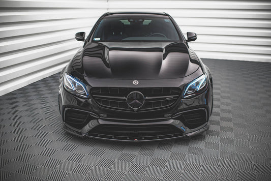 Front Ansatz V.3 für Mercedes-Benz E63 AMG Kombi/Limousine S213/W213 schwarz Hochglanz