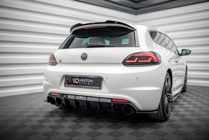 Diffusor Heck Ansatz V.1 für VW Scirocco R Mk3 schwarz Hochglanz