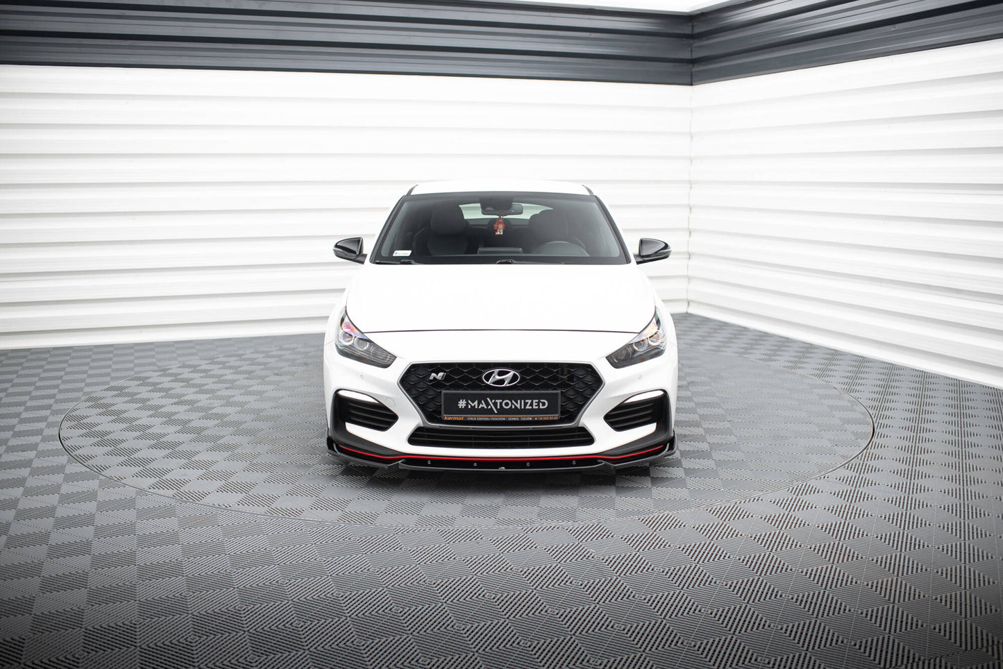 Front Ansatz V.5 für Hyundai I30 N Mk3 Hatchback/ Fastback schwarz Hochglanz