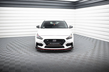 Front Ansatz V.5 für Hyundai I30 N Mk3 Hatchback/ Fastback schwarz Hochglanz