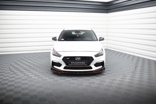 Front Ansatz V.5 für Hyundai I30 N Mk3 Hatchback/ Fastback schwarz Hochglanz