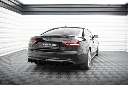Diffusor Heck Ansatz für Audi S5 Coupe / Cabrio S-Line 8T