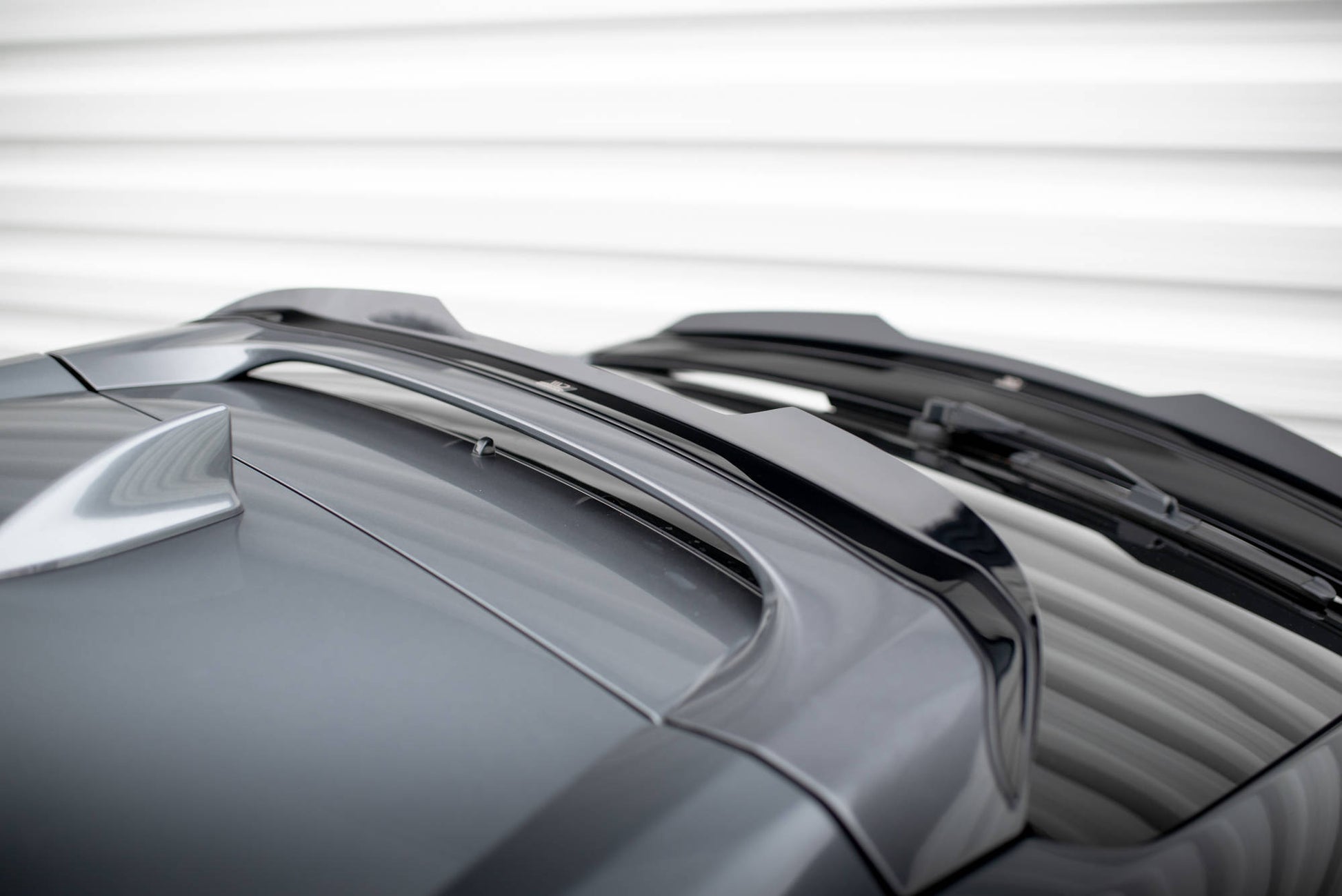 Höher Spoiler CAP für Honda Civic Sport Mk 10 schwarz Hochglanz