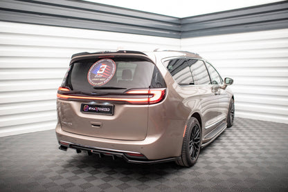 Spoiler CAP für Chrysler Pacifica Mk2 schwarz Hochglanz