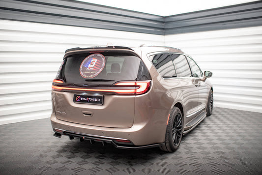 Spoiler CAP für Chrysler Pacifica Mk2 schwarz Hochglanz