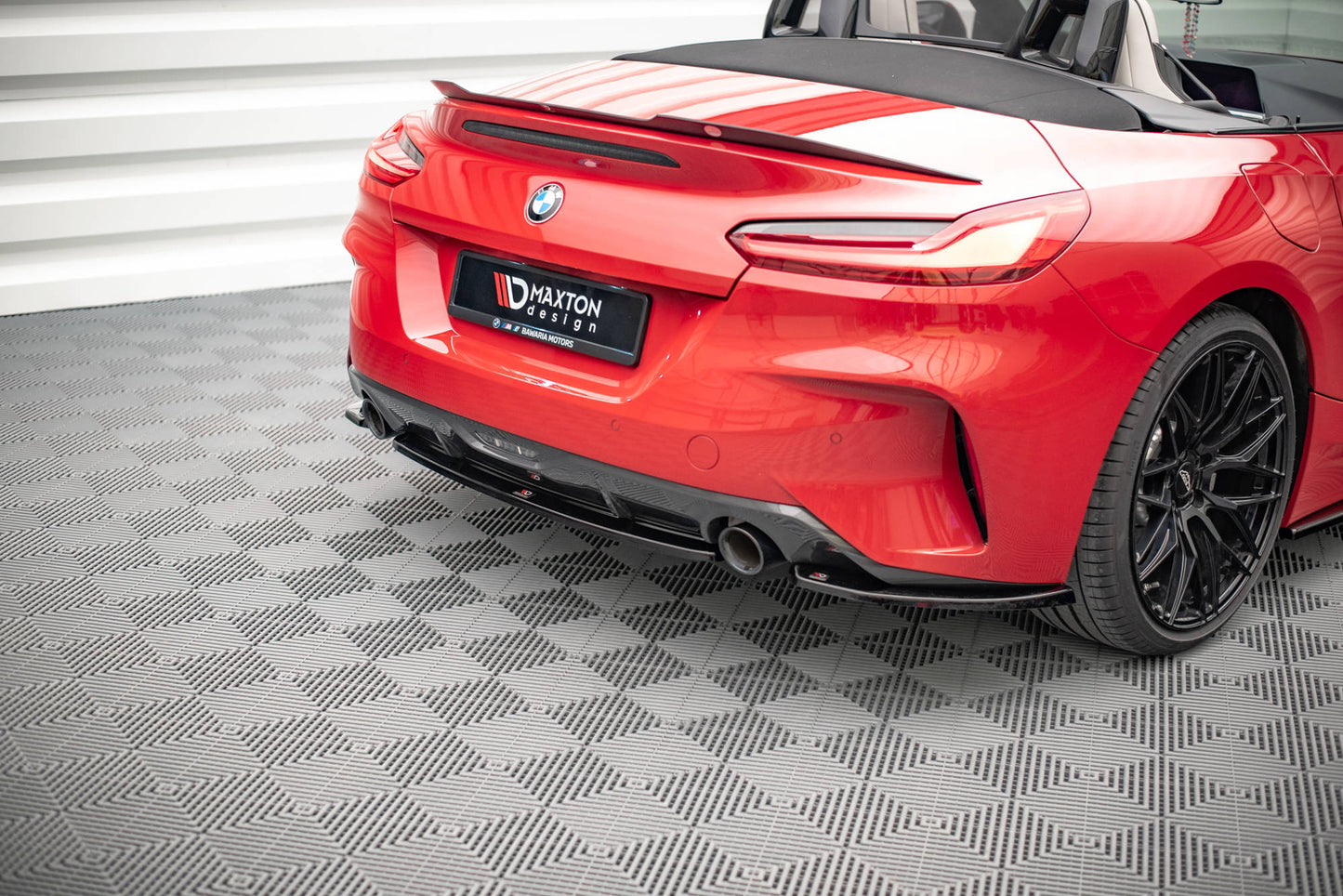 Heckansatz BMW Z4 M-Paket G29 schwarz Hochglanz
