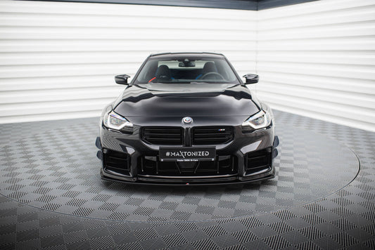 Front Ansatz V.4 für BMW M2 G87 schwarz Hochglanz