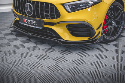 Front Ansatz V.3 + Flaps für Mercedes-AMG A 45 S Aero Pack W177