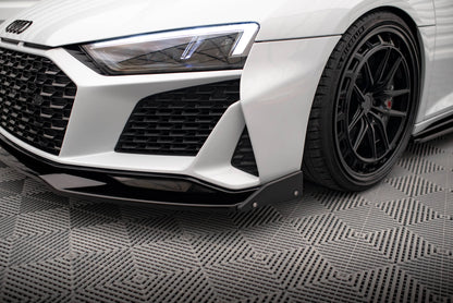 Front Ansatz V.3 + Flaps für Audi R8 Mk2 Facelift