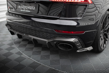Prepreg Carbon Fiber Diffusor Heck Ansatz für Audi RSQ8 Mk1