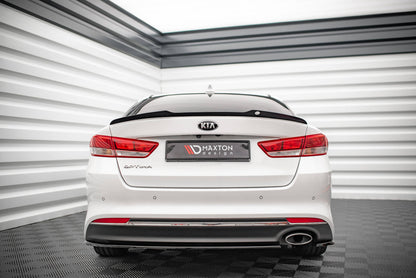 Spoiler CAP für Kia Optima Mk4 schwarz Hochglanz