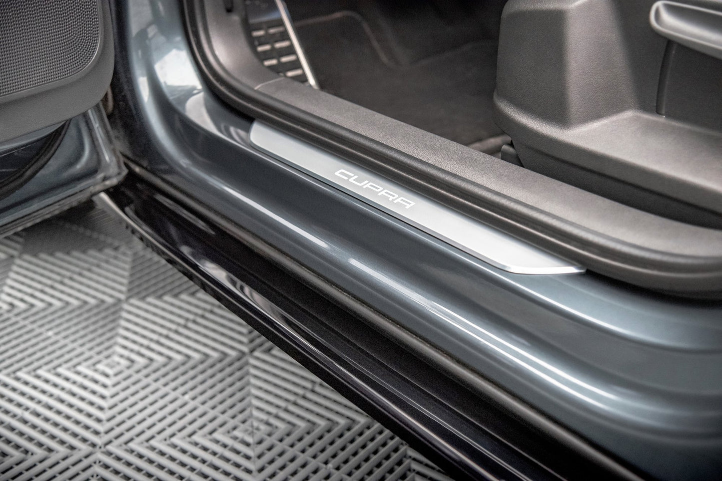 Seitenschweller Ansatz für Cupra Ateca Mk1 / Mk1 Facelift schwarz Hochglanz