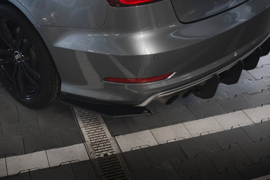 Street Pro Heck Ansatz Flaps Diffusor für  Audi S3 Limousine 8V