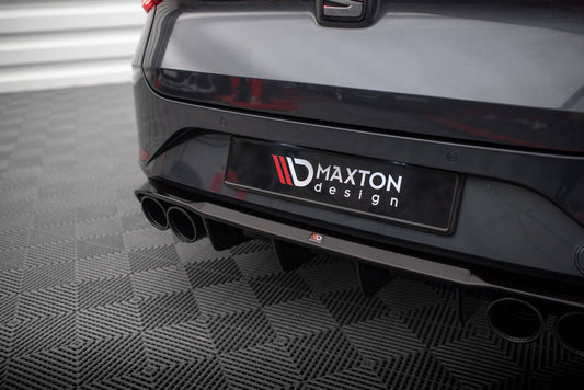 Diffusor Heck Ansatz + Endrohre für Seat Leon ST FR Mk4