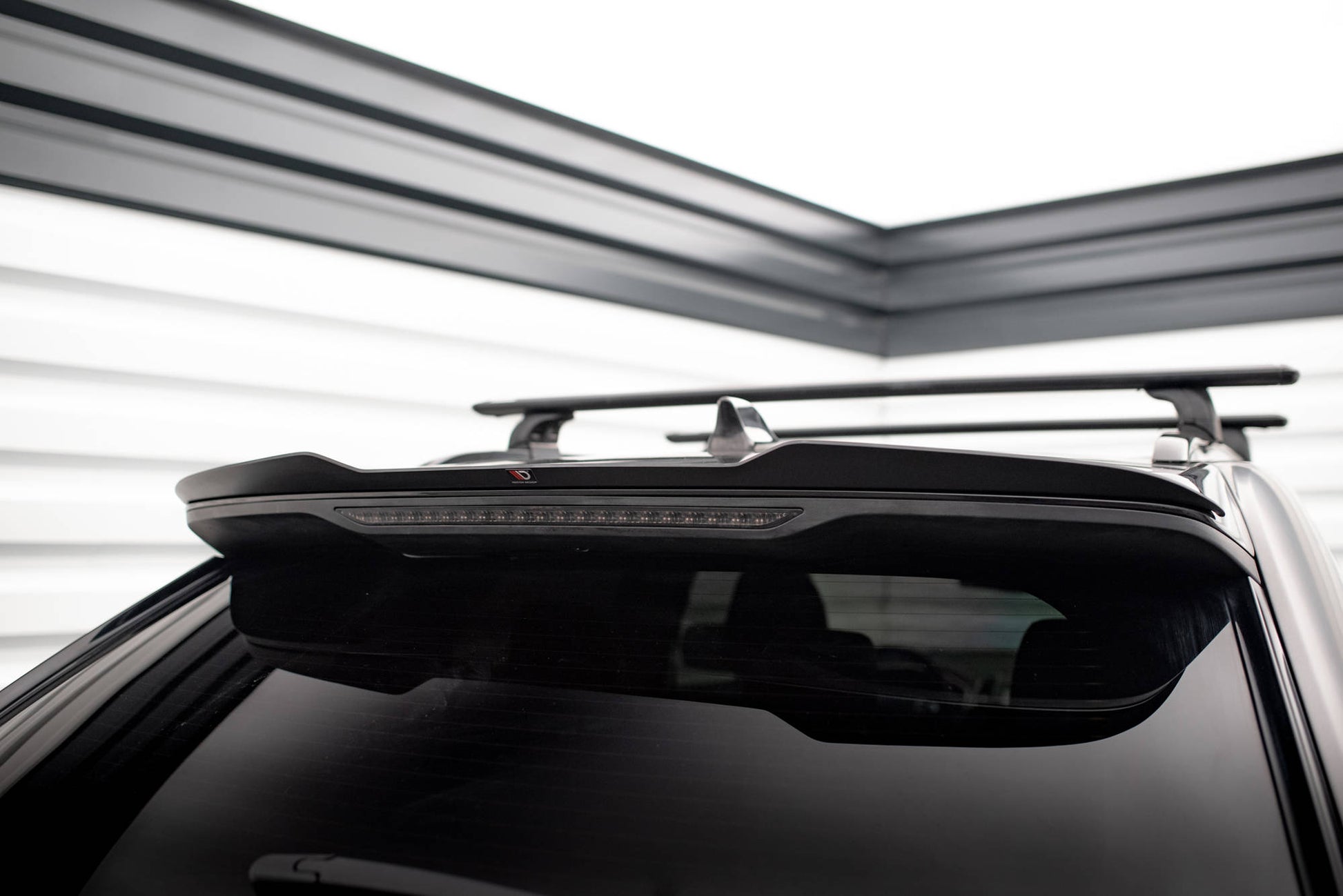 Spoiler CAP für Ford Edge Mk2 schwarz Hochglanz