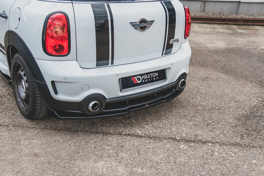 Heckansatz Mini Countryman Mk1 JCW schwarz Hochglanz