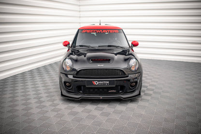 Front Ansatz V.2 für Mini Cooper John Cooper Works R56 schwarz Hochglanz