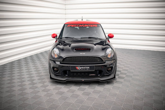 Front Ansatz V.2 für Mini Cooper John Cooper Works R56 schwarz Hochglanz