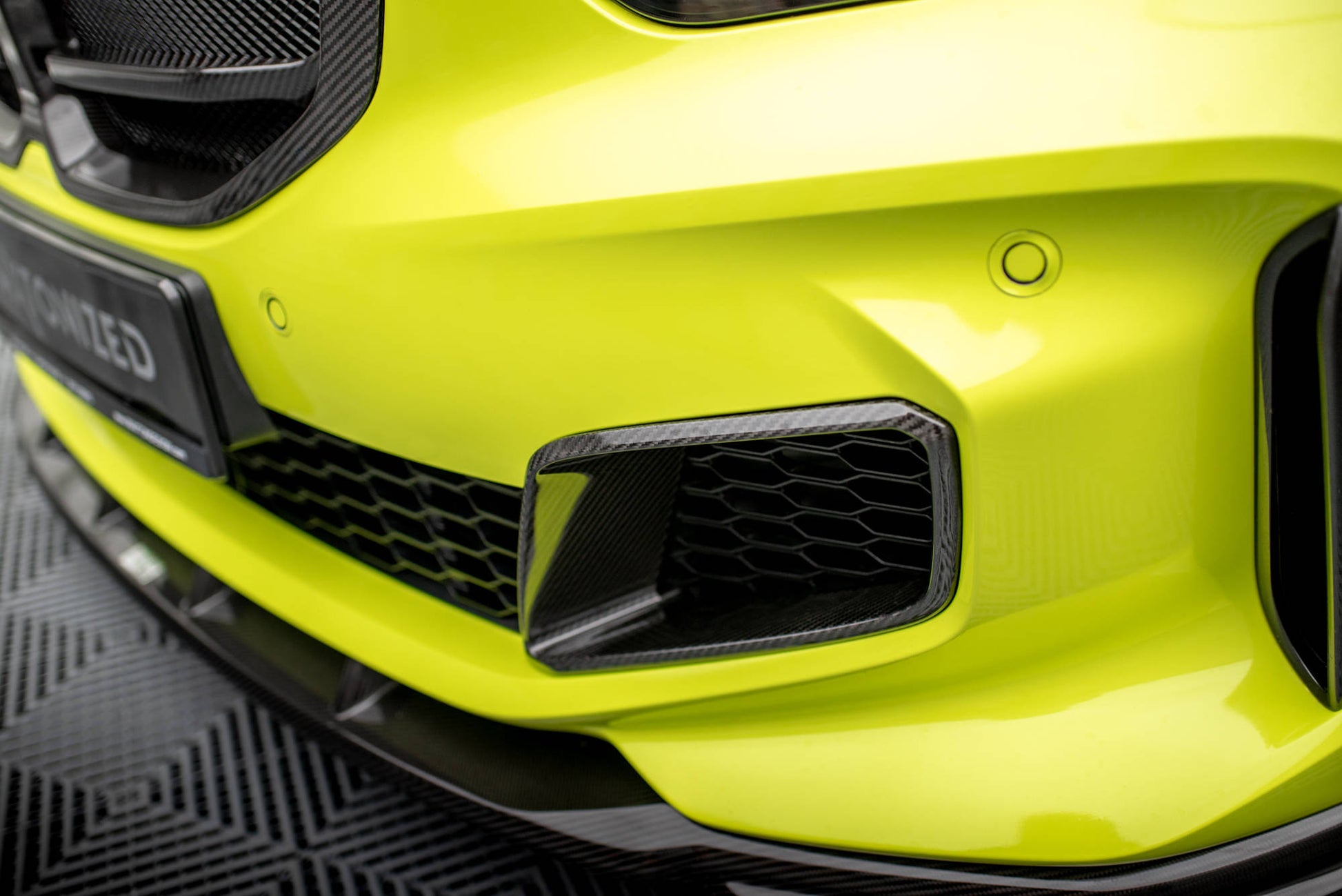 Prepreg Carbon Fiber Front Bumper Side Vents BMW 1er F40 M-Paket/ M135i