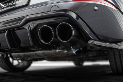 Diffusor Heck Ansatz V.3 für Cupra Formentor VZ  Mk1 / Mk1 Facelift schwarz Hochglanz