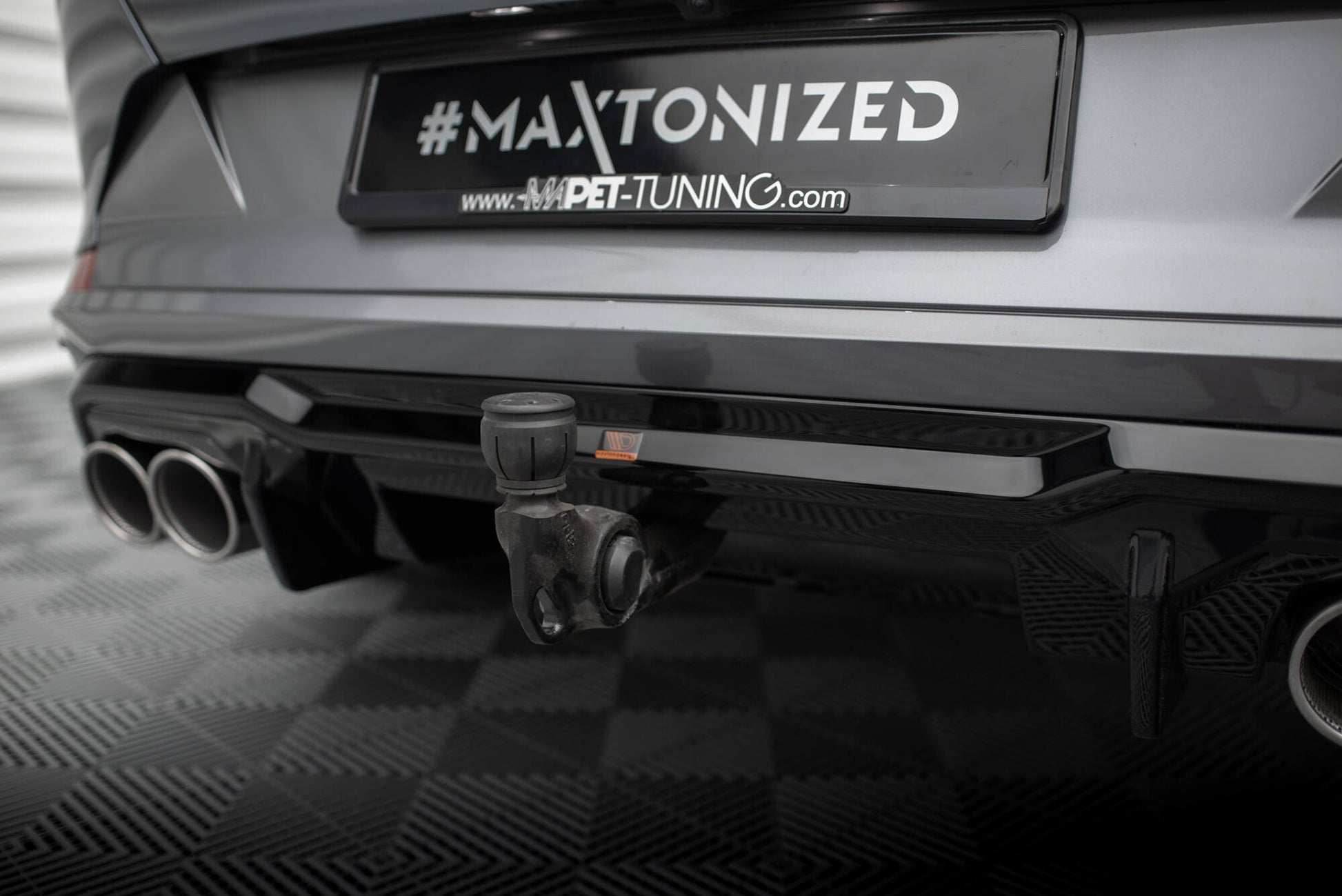 Diffusor Heck Ansatz V.3 für + Endrohre für Cupra Formentor VZ Mk1 / Mk1 Facelift
