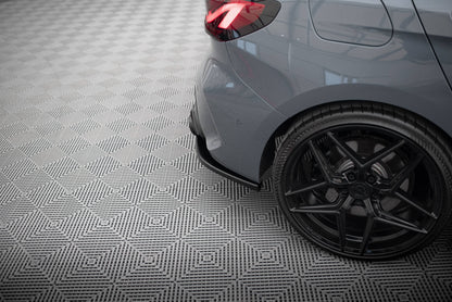 Heck Ansatz Flaps Diffusor V.3 für BMW 1er F40 M-Paket/ M135i schwarz Hochglanz